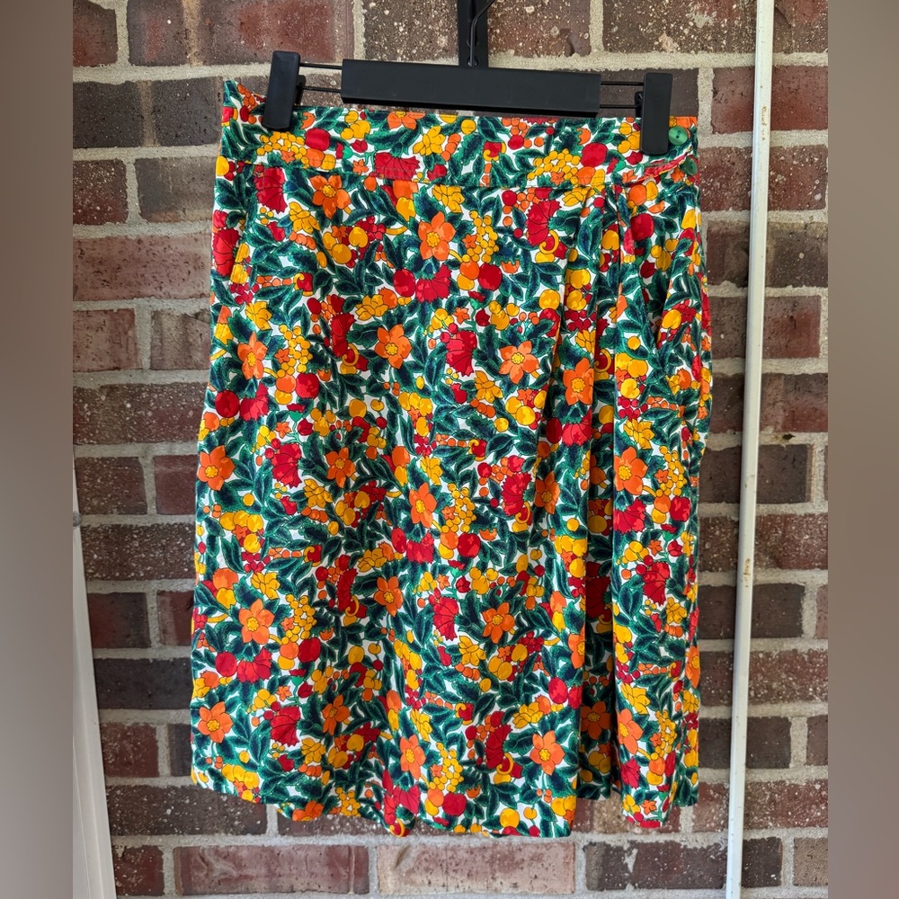 Floral Women's Skirt - Multicolor